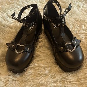 Cute Lolita goth shoes